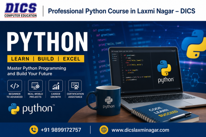 Best Python Institute in Laxmi Nagar