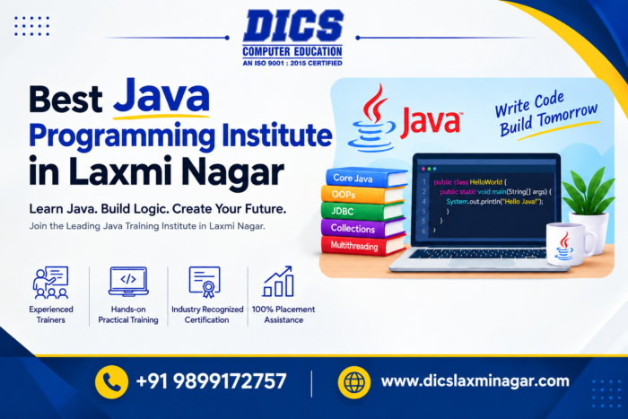 Best Java Programming Institute in Laxmi Nagar | DICS