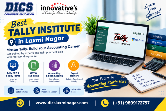 Best Tally Institute in Laxmi Nagar | DICS