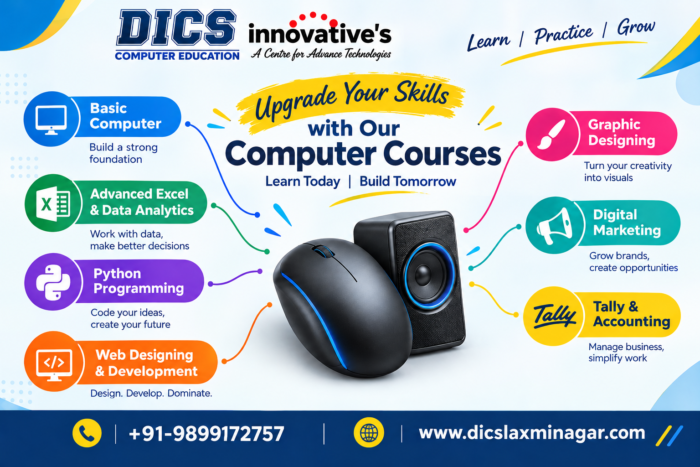 Best Computer Institute in Laxmi Nagar | DICS Innovatives